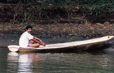 photo of dugout canoe