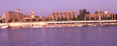 Photo of Luxor from the Nile