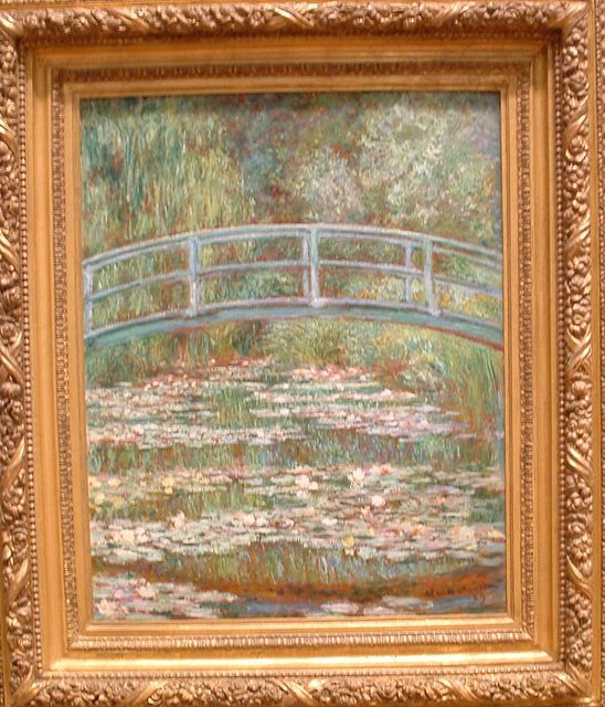 photo of Bridge Over Pool of Water Lilies by Claude Monet at the Metropolitan Museum of Art, NYC