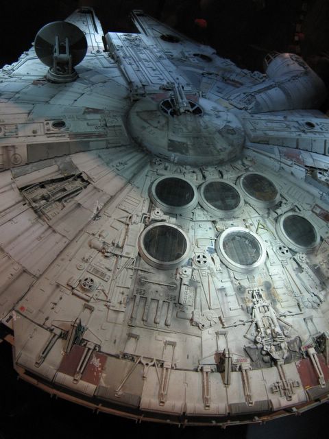 Photo of Millenium Falcon model, Star Wars