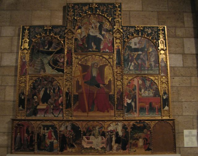 Painting at the Cloisters Museum