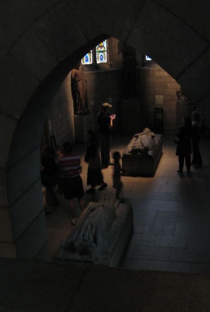 photo of Tomb effigies at the Cloisters