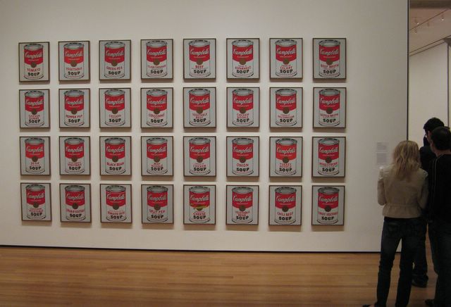 Campbell's Soup Cans paintings by Andy Warhol, Museum of Modern Art