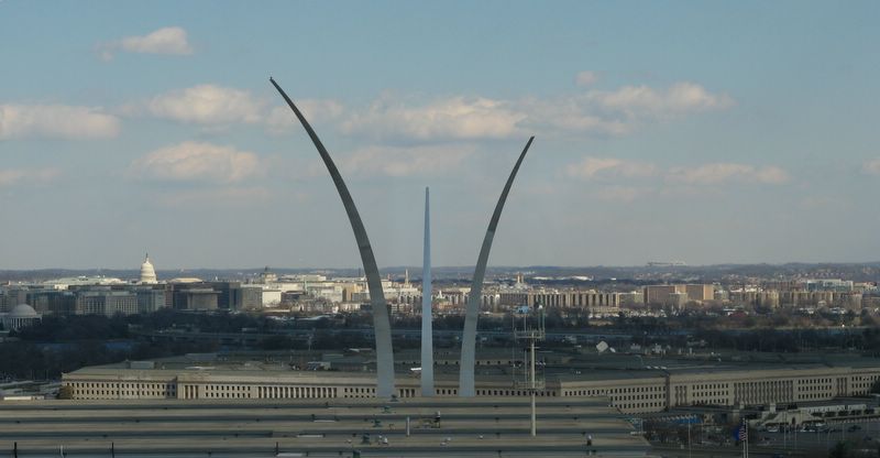 Air Force memorial, Arlington National Cemetary, Washington Mounument