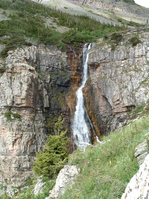 Apikuni Falls trail photo