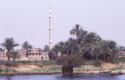 Photo of a Mosque on the bank of the Nile