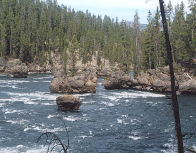 Photo of river near begining of South Rim Trail