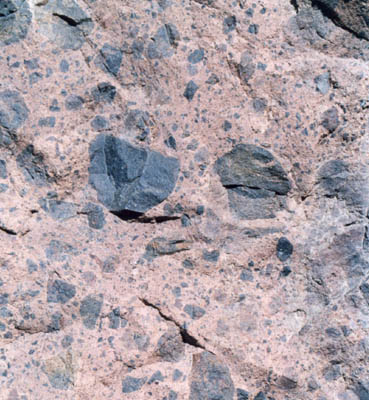 Photo of a rock face along the trail