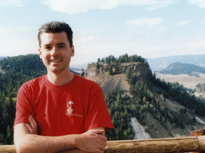 Photo of John Hunter in Yellowstone National Park