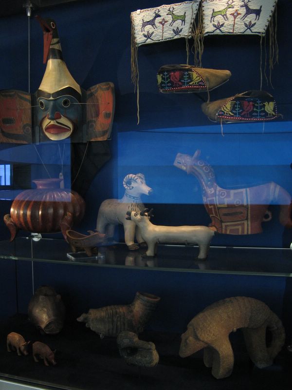 photo of artworks in Native American Museum