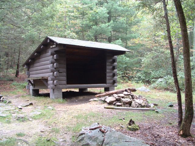 photo of a shelter on the Appalachian Trail