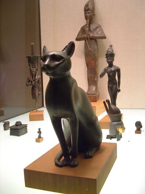 photo of Egyptian art at the Metropolitan Museum of Art, NYC