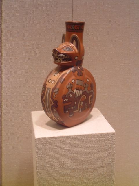 photo of ceramic cat art at the Metropolitan Museum of Art, NYC