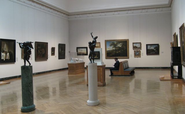 Photo of room in the Boston Museum of Fine Arts