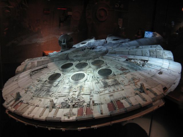 Photo of Millenium Falcon model, Star Wars