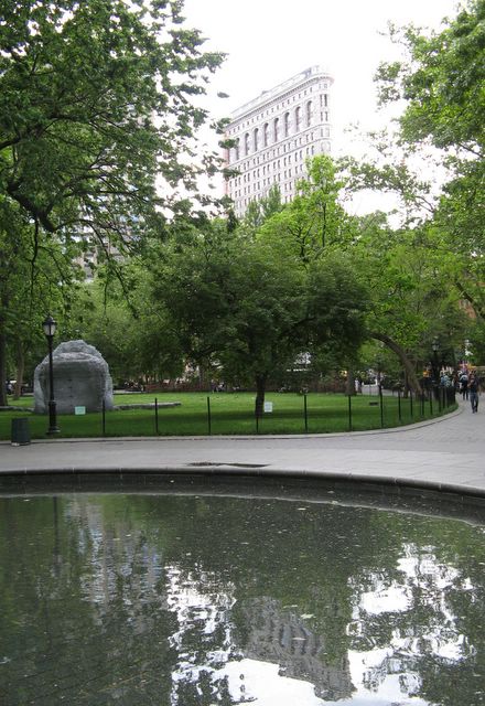 Madison Square Park - view of Flatiron building