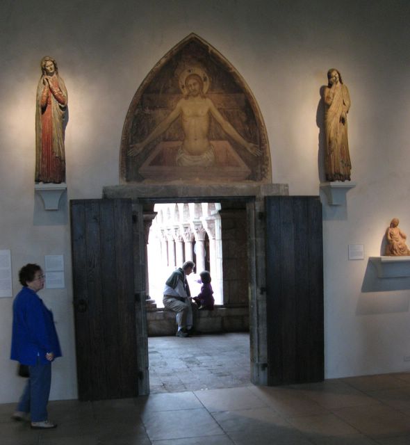 photo in the Cloisters