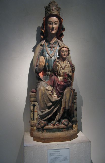 photo of Madonna and Child Statue in the Cloisters