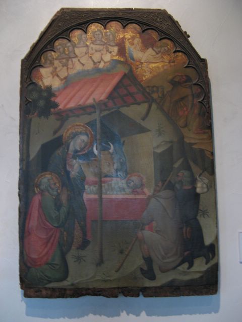 photo of painting of Jesus in the Manger