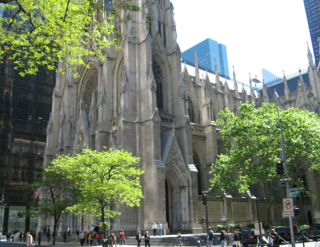 Saint Patrick's Cathedral near Rockefeller Center