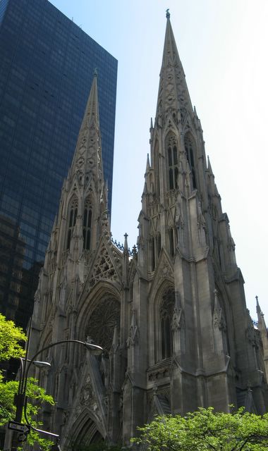 Saint Patrick's Cathedral near Rockefeller Center