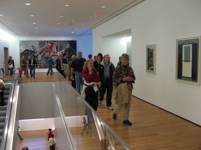 view of new MoMA, 2006, NYC.