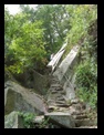 Rock staircase